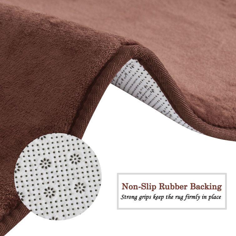 Sweet Home Collection Memory Foam Bath Mat Wayfair